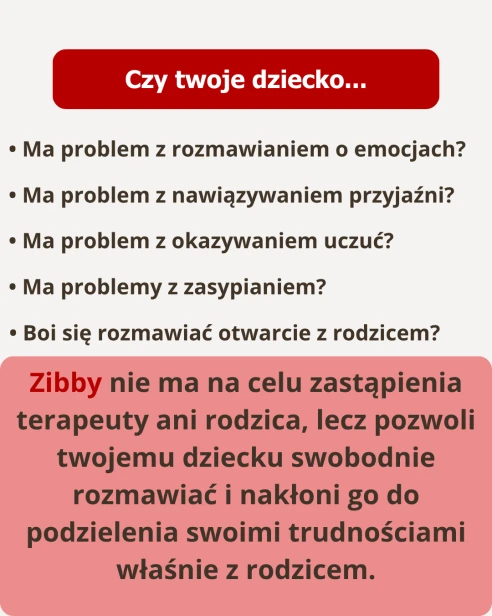 infografika robota edukacyjnego dla dzieci zibby by medi sens